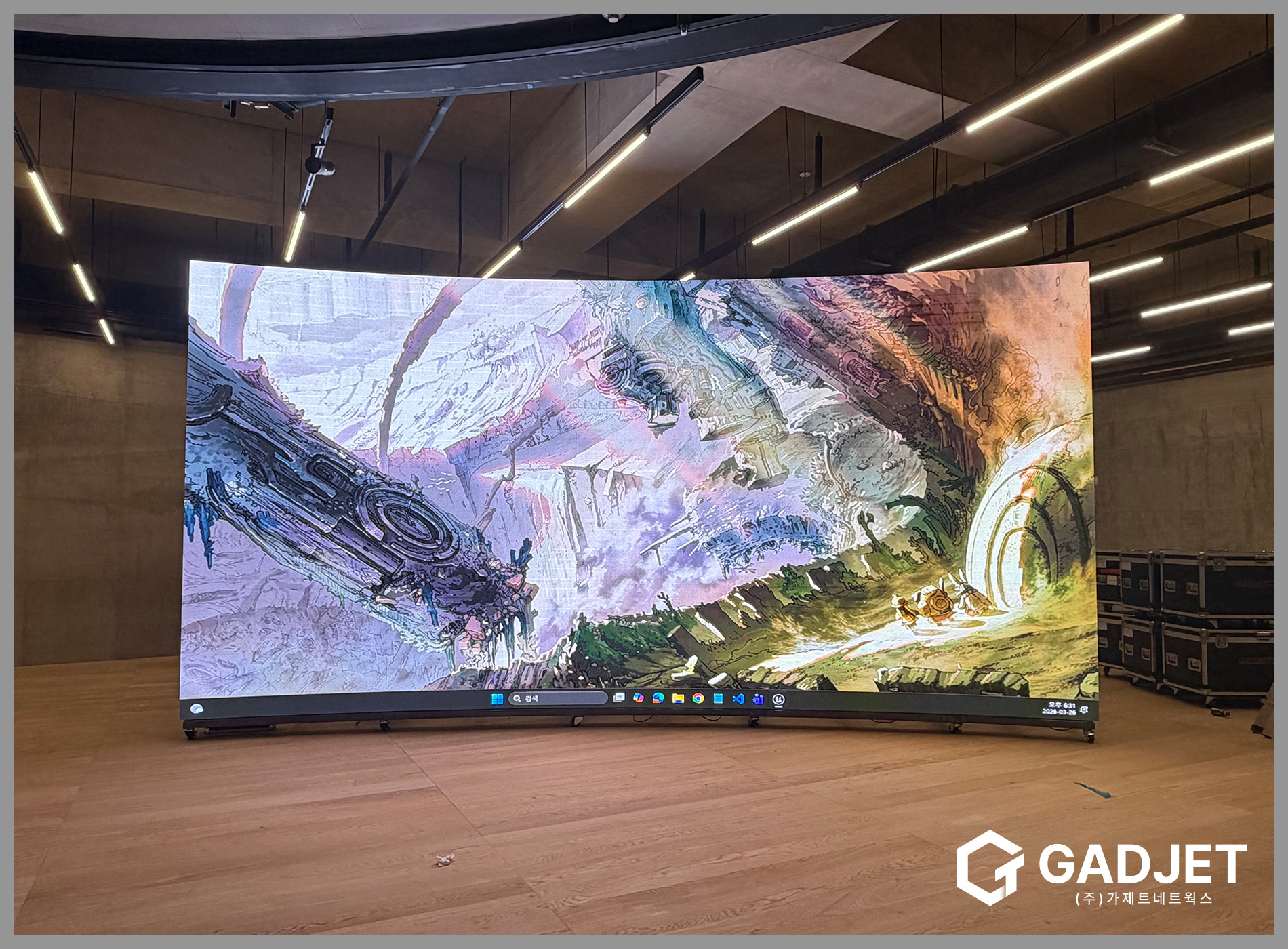 [청담동 미술관] LED전광판 설치